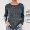 Womens sexy sweater, lace insert jumper, pdf knitting pattern, lightweight sweater, semi sheer sweater, mesh wool sweater, elegant pullover, fitted warm sweater, asymmetric jumper, abstract pattern, easy knit tutorial, knitting kit, crew neck jumper